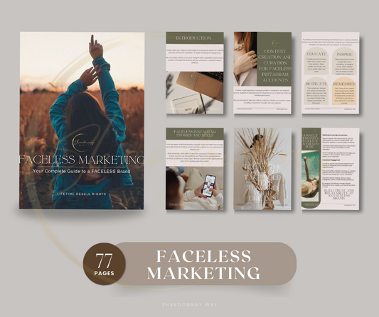 Faceless Marketing EBook